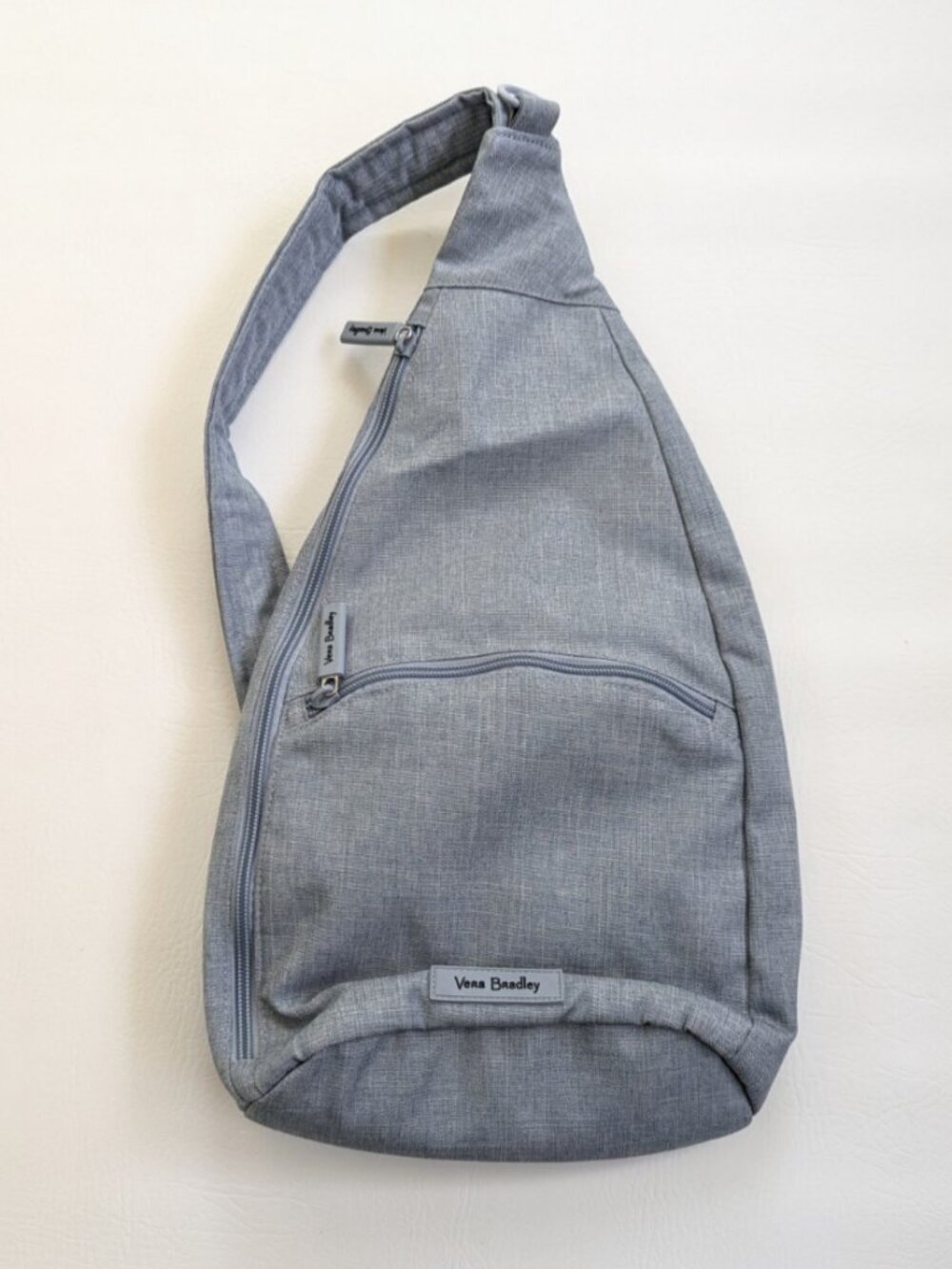 Vera Bradley 18"Essential Sling Crossbody Teardrop Backapack Grey